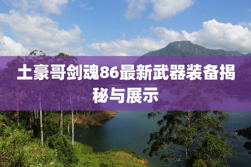 土豪哥劍魂86最新武器裝備揭秘與展示
