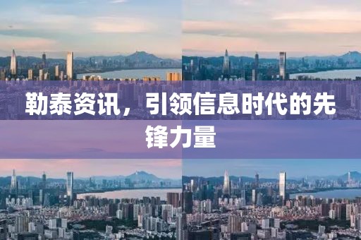 勒泰資訊，引領信息時代的先鋒力量