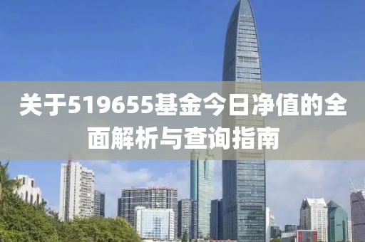關(guān)于519655基金今日凈值的全面解析與查詢指南