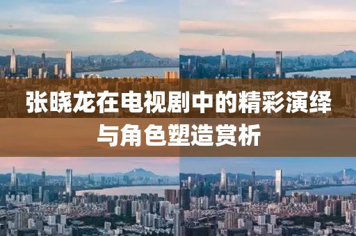 張曉龍?jiān)陔娨晞≈械木恃堇[與角色塑造賞析