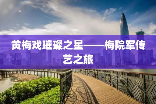 黃梅戲璀璨之星——梅院軍傳藝之旅