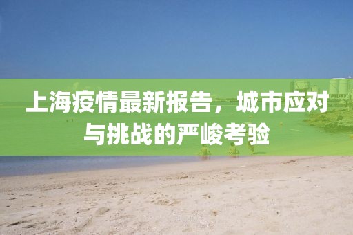 上海疫情最新報(bào)告，城市應(yīng)對與挑戰(zhàn)的嚴(yán)峻考驗(yàn)