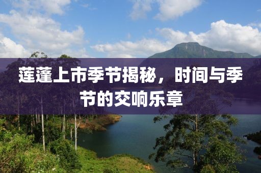 蓮蓬上市季節(jié)揭秘，時(shí)間與季節(jié)的交響樂章
