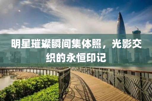 明星璀璨瞬間集體照，光影交織的永恒印記
