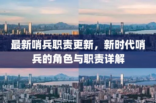 最新哨兵職責更新，新時代哨兵的角色與職責詳解