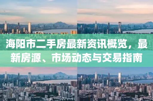 海陽(yáng)市二手房最新資訊概覽，最新房源、市場(chǎng)動(dòng)態(tài)與交易指南