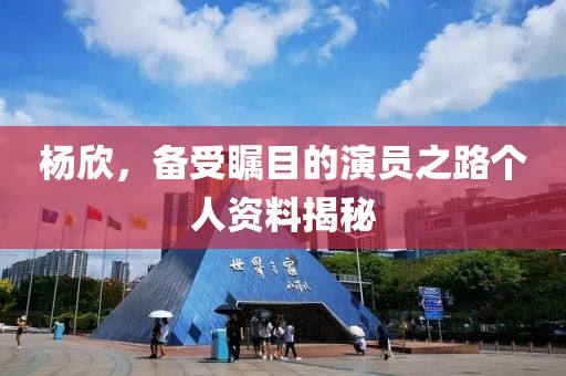 楊欣，備受矚目的演員之路個(gè)人資料揭秘