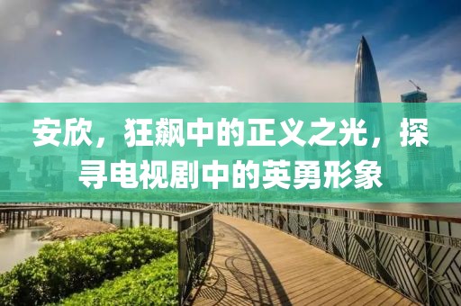 安欣，狂飆中的正義之光，探尋電視劇中的英勇形象