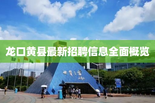 龍口黃縣最新招聘信息全面概覽