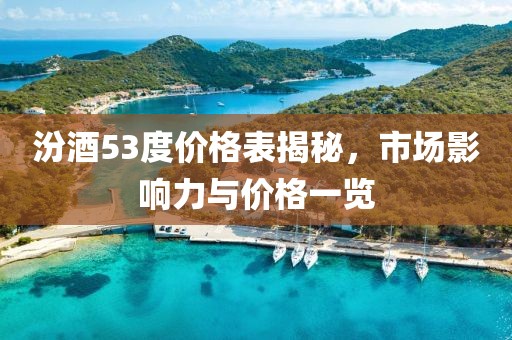 汾酒53度價格表揭秘，市場影響力與價格一覽