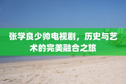 張學(xué)良少帥電視劇，歷史與藝術(shù)的完美融合之旅
