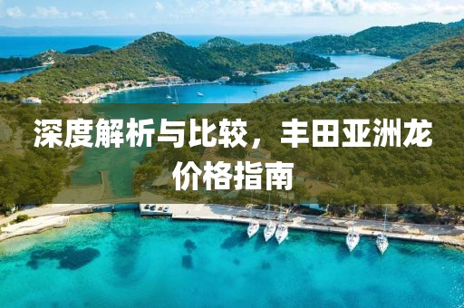 深度解析與比較，豐田亞洲龍價格指南