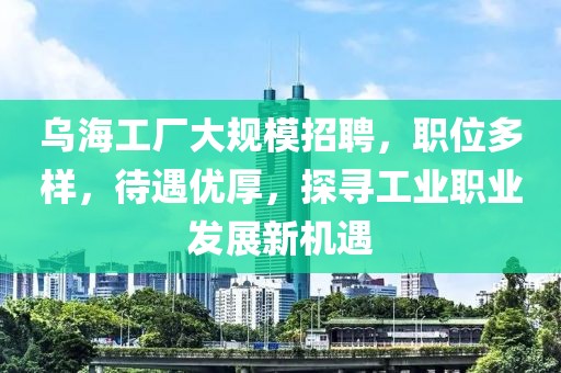 烏海工廠大規(guī)模招聘，職位多樣，待遇優(yōu)厚，探尋工業(yè)職業(yè)發(fā)展新機(jī)遇
