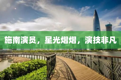 施南演員，星光熠熠，演技非凡