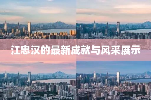 江忠漢的最新成就與風(fēng)采展示