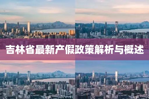 吉林省最新產(chǎn)假政策解析與概述