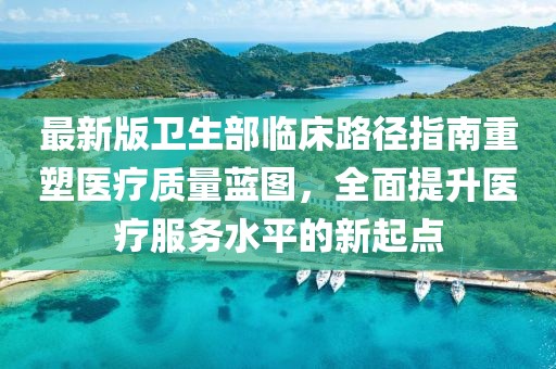 最新版衛(wèi)生部臨床路徑指南重塑醫(yī)療質(zhì)量藍(lán)圖，全面提升醫(yī)療服務(wù)水平的新起點(diǎn)