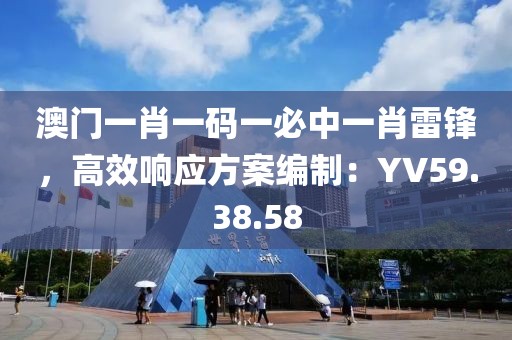 澳門一肖一碼一必中一肖雷鋒，高效響應(yīng)方案編制：YV59.38.58