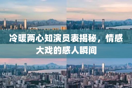 冷暖兩心知演員表揭秘，情感大戲的感人瞬間