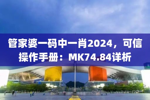 管家婆一碼中一肖2024，可信操作手冊(cè)：MK74.84詳析