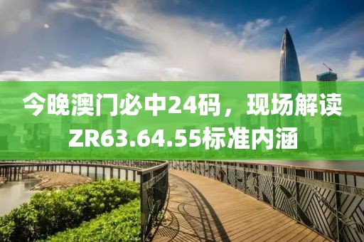 今晚澳門必中24碼，現(xiàn)場解讀ZR63.64.55標(biāo)準(zhǔn)內(nèi)涵