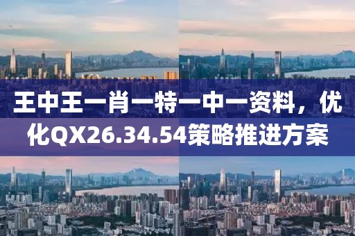 王中王一肖一特一中一資料，優(yōu)化QX26.34.54策略推進(jìn)方案