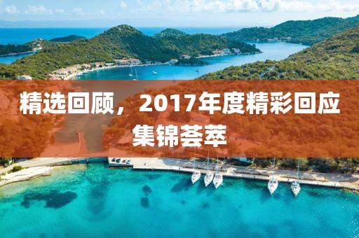 精選回顧，2017年度精彩回應(yīng)集錦薈萃