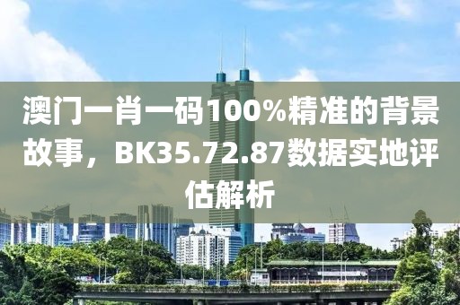 澳門一肖一碼100%精準的背景故事，BK35.72.87數(shù)據(jù)實地評估解析
