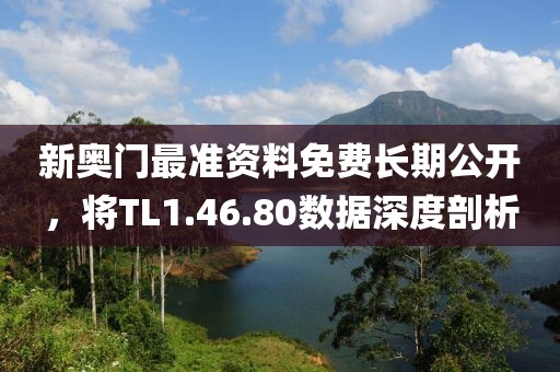 新奧門最準資料免費長期公開，將TL1.46.80數(shù)據(jù)深度剖析
