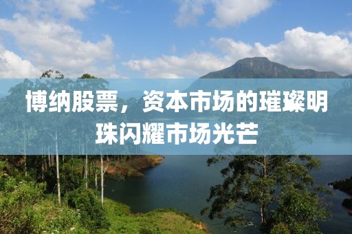 博納股票，資本市場(chǎng)的璀璨明珠閃耀市場(chǎng)光芒