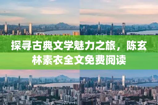 探尋古典文學(xué)魅力之旅，陳玄林素衣全文免費(fèi)閱讀