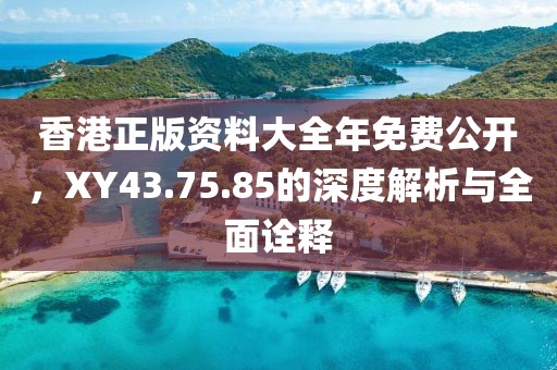 香港正版資料大全年免費公開，XY43.75.85的深度解析與全面詮釋