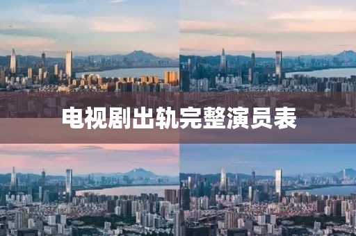 電視劇出軌完整演員表
