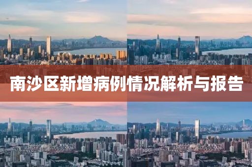 南沙區(qū)新增病例情況解析與報(bào)告