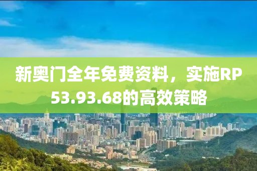 新奧門全年免費(fèi)資料，實(shí)施RP53.93.68的高效策略
