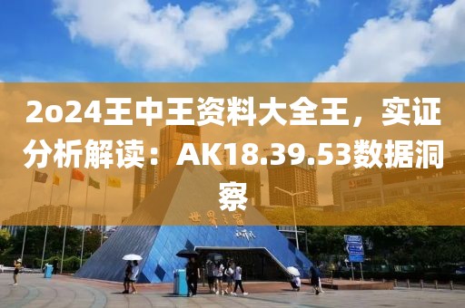 2o24王中王資料大全王，實證分析解讀：AK18.39.53數據洞察
