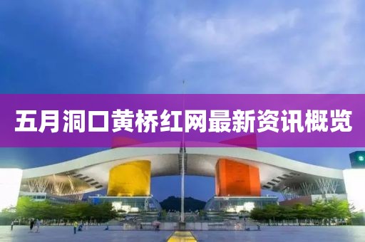五月洞口黃橋紅網(wǎng)最新資訊概覽