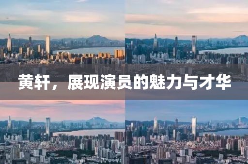黃軒，展現(xiàn)演員的魅力與才華