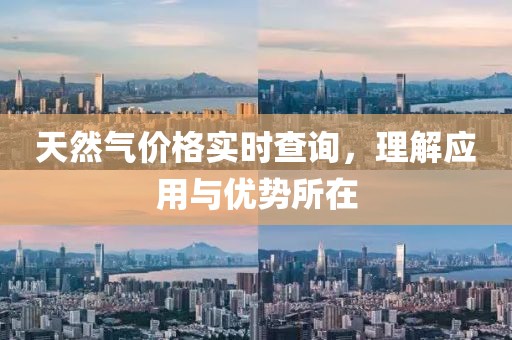 天然氣價格實時查詢，理解應用與優(yōu)勢所在