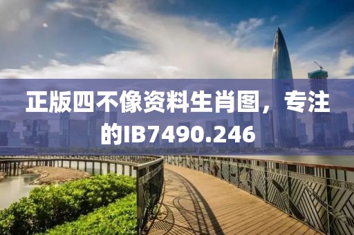 正版四不像資料生肖圖，專注的IB7490.246