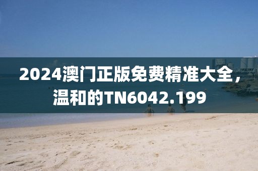 2024澳門正版免費精準大全，溫和的TN6042.199