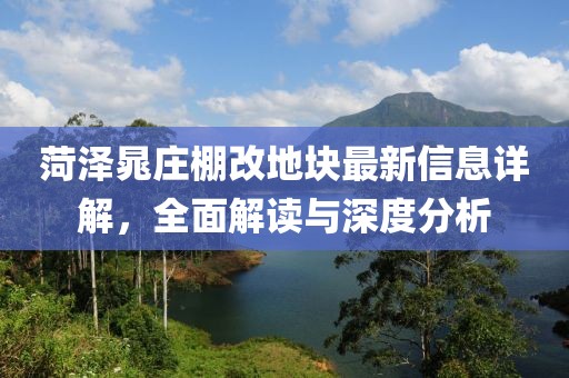 菏澤晁莊棚改地塊最新信息詳解，全面解讀與深度分析