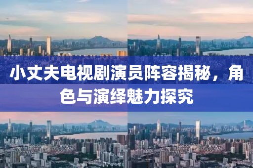 小丈夫電視劇演員陣容揭秘，角色與演繹魅力探究