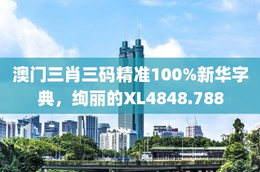 澳門(mén)三肖三碼精準(zhǔn)100%新華字典，絢麗的XL4848.788