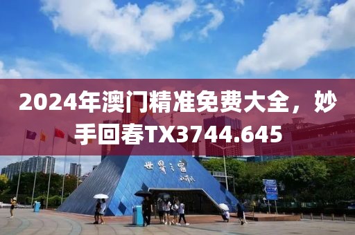 2024年澳門精準免費大全，妙手回春TX3744.645