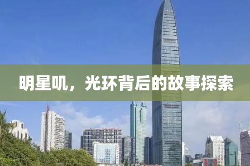 明星嘰，光環(huán)背后的故事探索