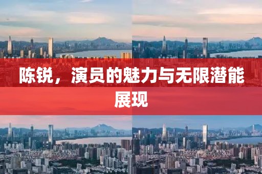 陳銳，演員的魅力與無限潛能展現(xiàn)