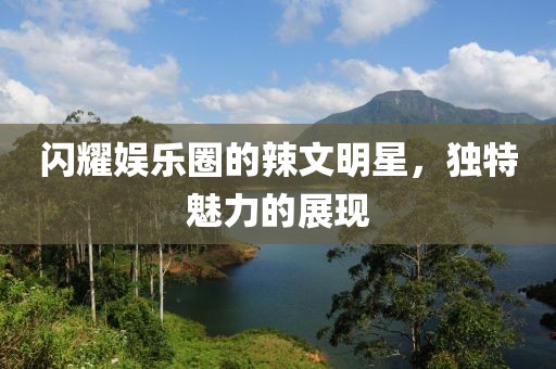 閃耀娛樂(lè)圈的辣文明星，獨(dú)特魅力的展現(xiàn)