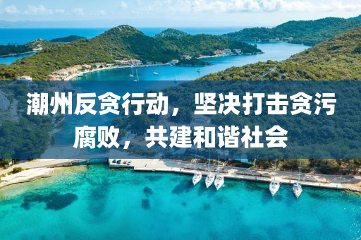 潮州反貪行動，堅決打擊貪污腐敗，共建和諧社會