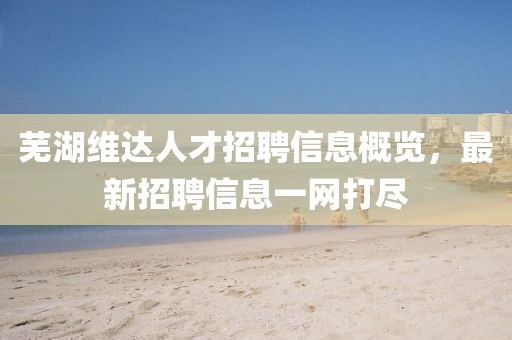 蕪湖維達(dá)人才招聘信息概覽，最新招聘信息一網(wǎng)打盡